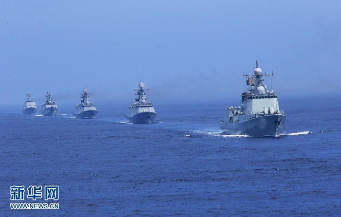 Nga-Trung diễn tập liên hợp trên biển từ ngày 5 đến ngày 12 tháng 7 năm 2013 tại khu vực phía bắc biển Nhật Bản.
